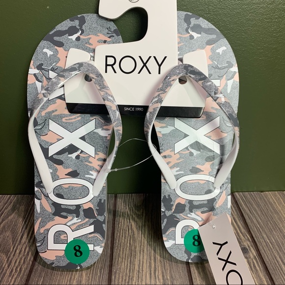 Roxy Simba Love V Flip Flops Sandals Size 8 NEW - Picture 3 of 5